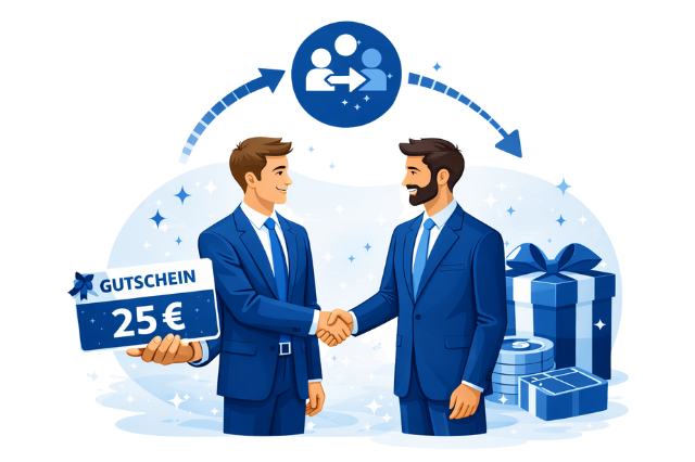 pro empfehlung 25€ gutschein